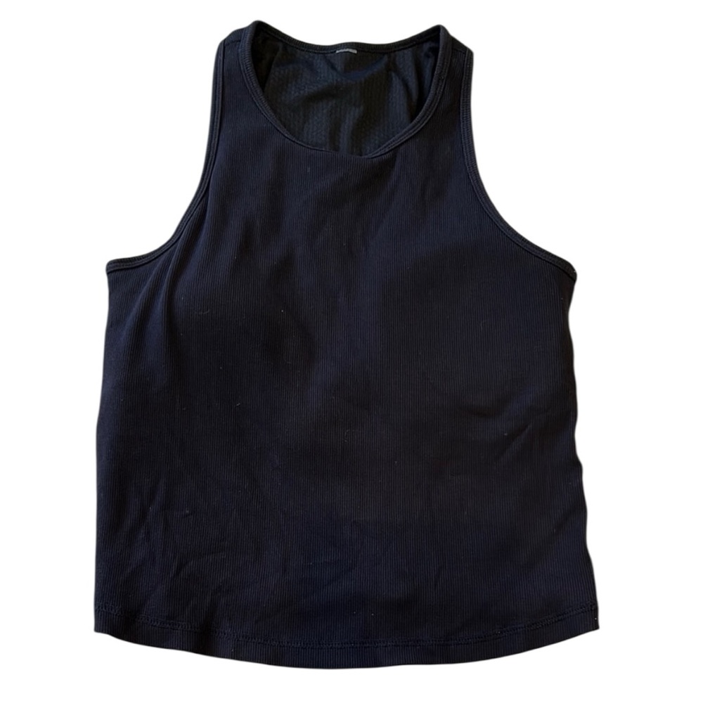 Vuori Black crop Tank Top